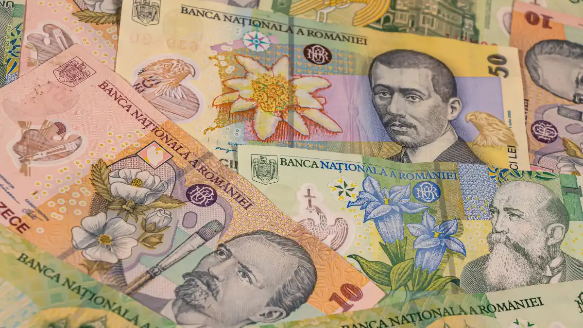 money and currency in romania - leu